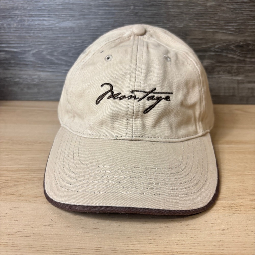 Montage Palmetto Bluff Hat Cap Strap‎ Back Beige Brown South Carolina